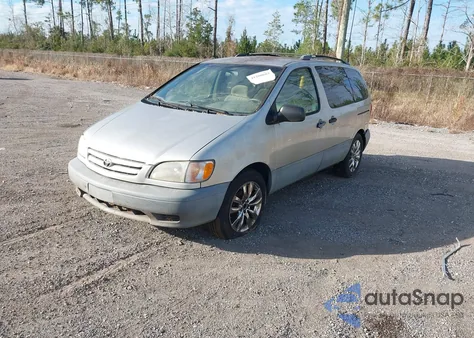 2001 Toyota Sienna Le from USA, damaged, VIN 4T3ZF13C91U328452